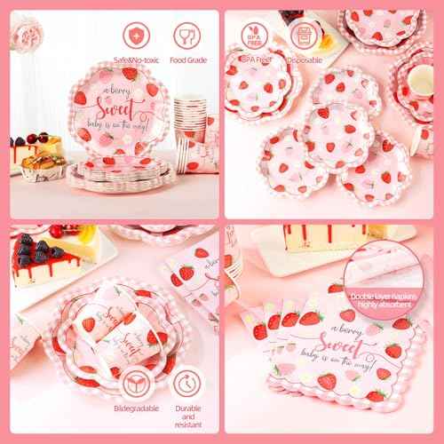 Strawberry Baby Shower Decorations for Girl