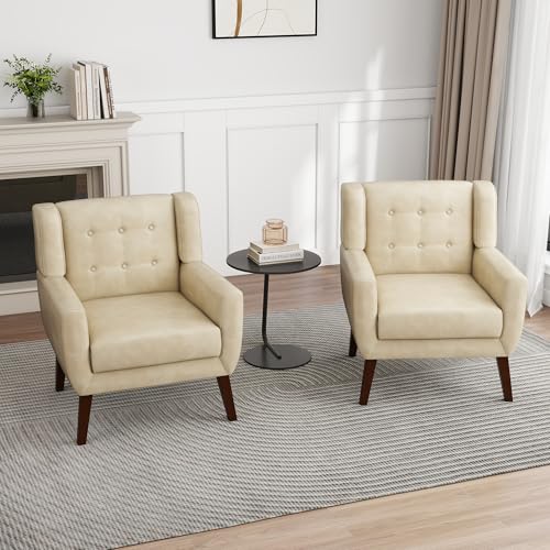 PU Leather Accent Chair