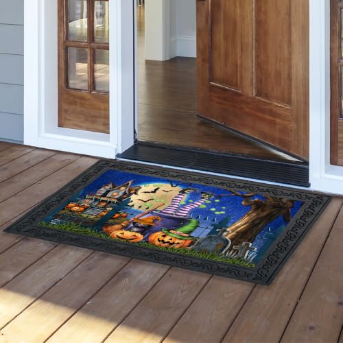 Halloween Doormat 30x18 Indoor Outdoor Witches Brew for Halloween Doormat (3.75 Sq Ft)