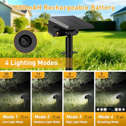 Solar Spot Lights Outdoor (8 Count)