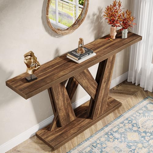 55 Inch Farmhouse Console Table