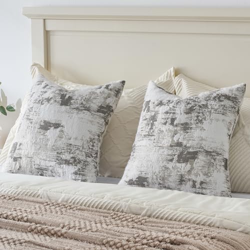 Pack of 2 Faux Cashmere Throw Pillow Covers 20x20 Inch (2 Count)
