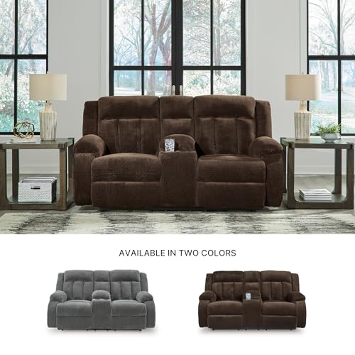 Power Reclining Loveseat with Console