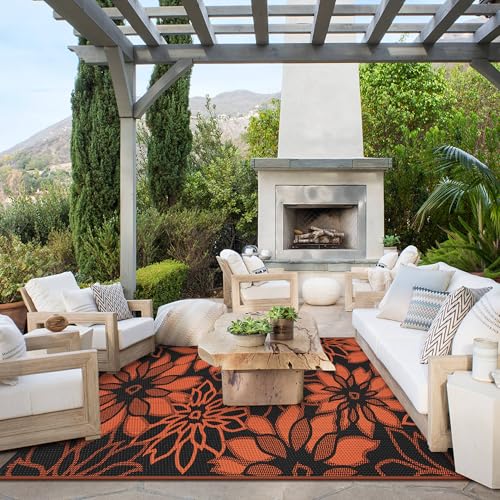 Outdoor Rug Waterproof for Patio Decor (54 Sq Ft)