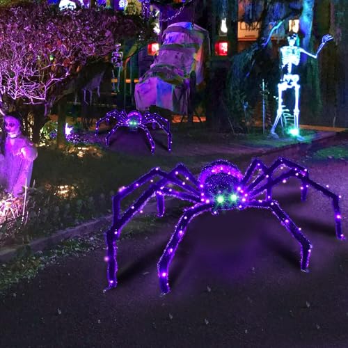 Halloween Decorations Outside Giant Spider