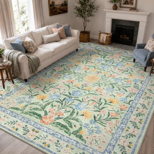 Machine Washable Area Rugs 9x12