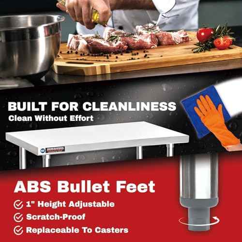 30x30 Stainless Steel Work Table