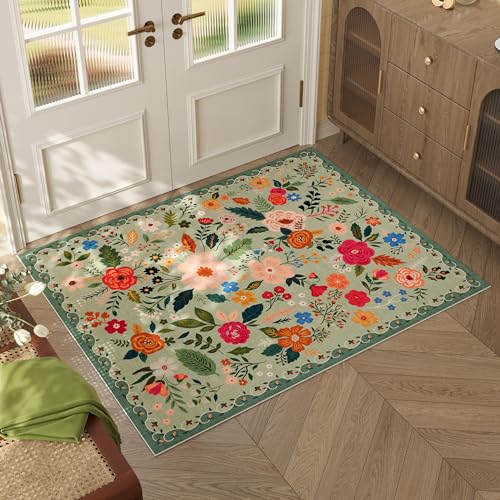 Door Mat 2x3 Area Rug Washable