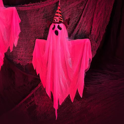 26" Hanging Ghosts Halloween Animatronic (26" Hanging Ghosts)