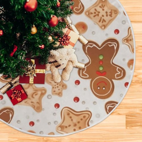 Gingerbread Christmas Tree Skirt