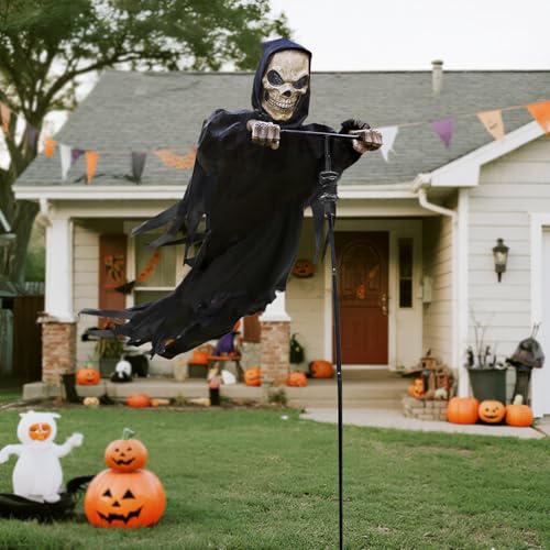 Outdoor Halloween Skeleton Decorations