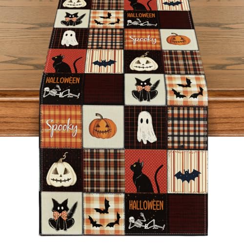 210 GSM Halloween Table Runner Home Party Decor 13x60 Inch (5.4 Sq Ft)