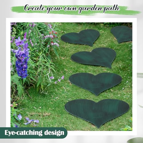 3 Pcs Heart Garden Stepping Stones 12 Inch (3 Count)