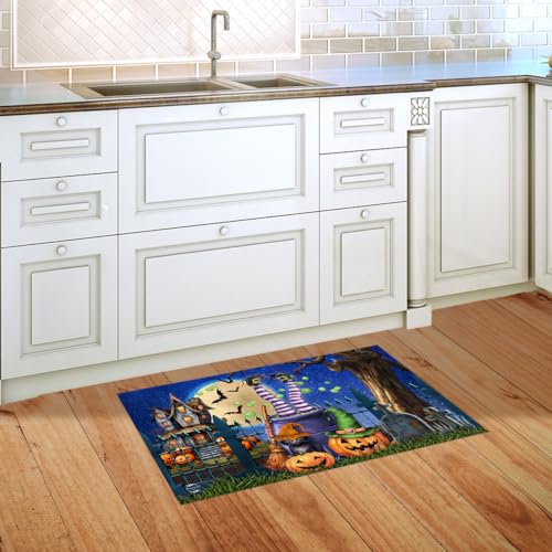 Halloween Doormat 30x18 Indoor Outdoor Witches Brew for Halloween Doormat (3.75 Sq Ft)