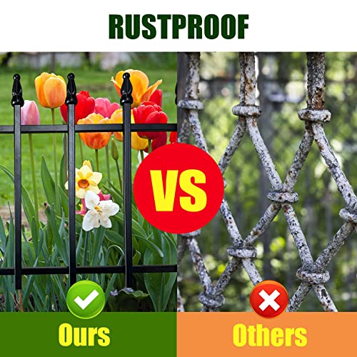 Metal Decorative Garden Fence 22" Wide x 18" High (36 Sq Ft)