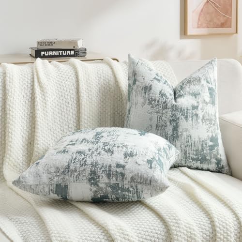 Pack of 2 Faux Cashmere Throw Pillow Covers 12x20 Inch (2 Count)