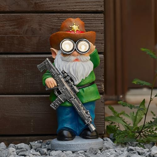 Funny Garden Gnomes Statue Outdoor Decor