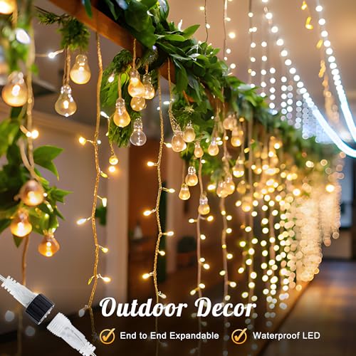 304 LED Curtain Lights Outdoor (9.8 Foot)