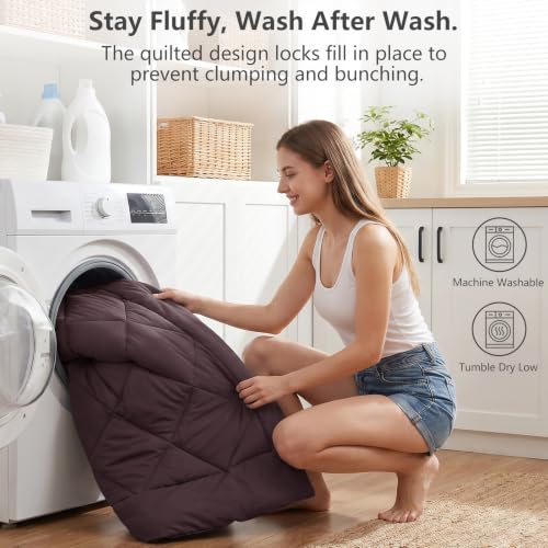 King Size Comforter Set Cocoa Powder