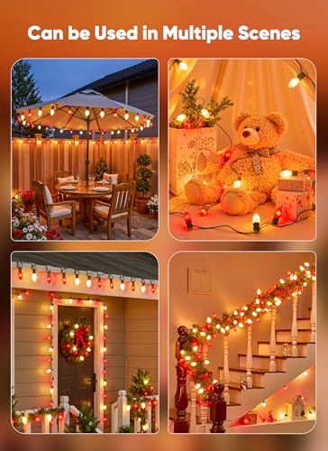 100Ft Christmas Lights Outdoor (100 Count)
