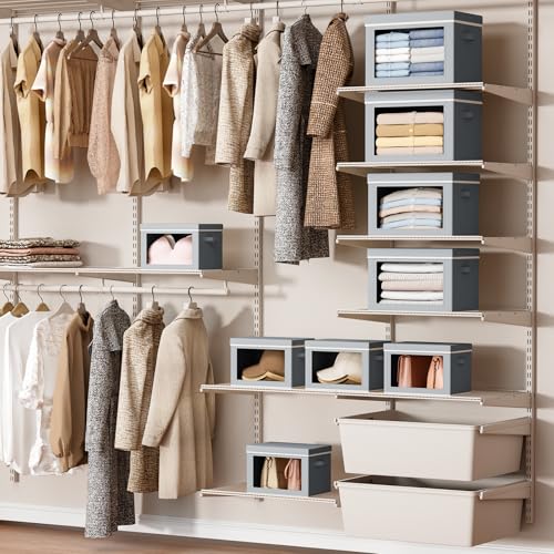 Storage Bins with Lids (4 Count)