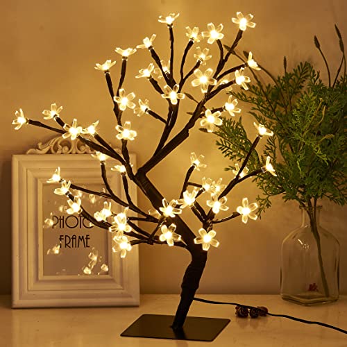 17.5 Inch Lighted Cherry Blossom Tree