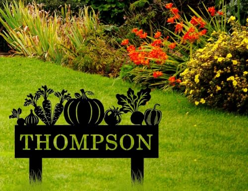 Custom Outdoor Vegetable Garden Metal Stake