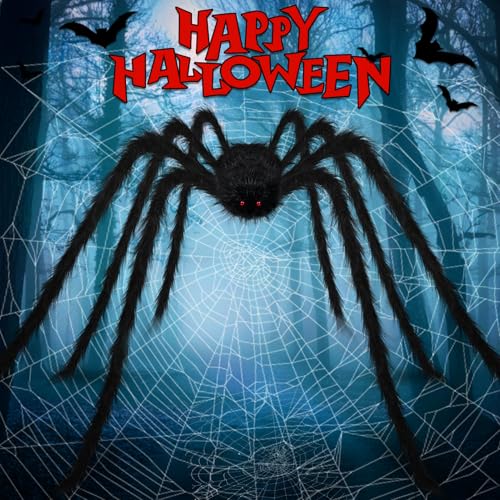 15FT Halloween Giant Spider Outdoor Decorations (15FT)