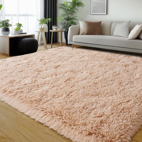 9x12 Feet Large Fluffy Area Rug for Bedroom Living Room