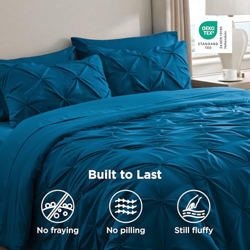 7 Piece Queen Comforter Set & Sheet Set