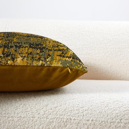 Luxury Sun Gold Throw Pillow Covers 24x24