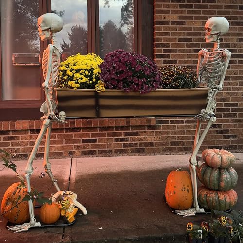 Giant Skeleton Halloween Outdoor Party Decoration (Skeletons Carrying Coffin)