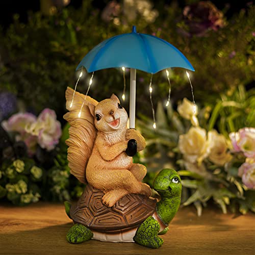 Solar Garden Statue Outdoor Decor (2 Count)