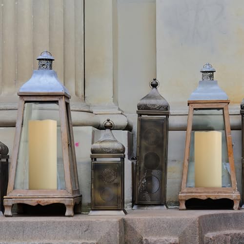 4" x 10" Large Outdoor Flameless Candles with Remote and Timer