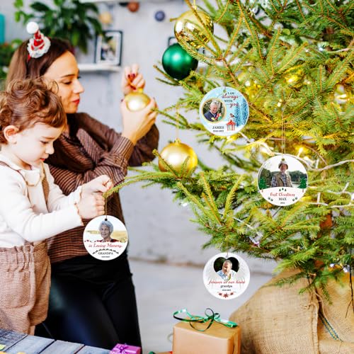 Personalized Memorial Christmas Photo Ornament