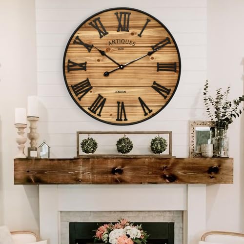 24 Inch Farmhouse Wall Clock