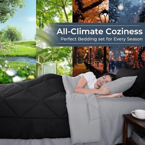 7 Piece Oversized Queen Comforter Set