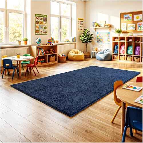 Soft & Colorful 5' x 7' Kids Classroom Area Rug (35 Sq Ft)