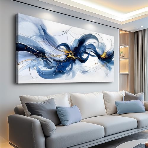 Canvas Wall Art For Living Room Large Wall Decor For Office Bedroom Decorations Abstract Ink Painting Artwork Room Wall Mural Aesthetic Home Decor 30x60 In
