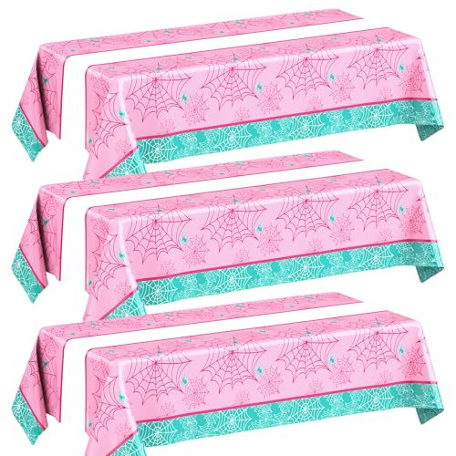 3 Pack Spider Tablecloth Birthday Party (3 Count)