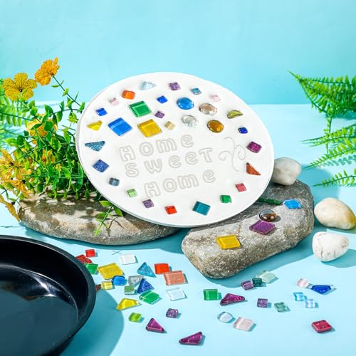 3 Set 13 in 11 in 10 in Stepping Cement Stones Kit for Kid DIY Craft (5 Count)