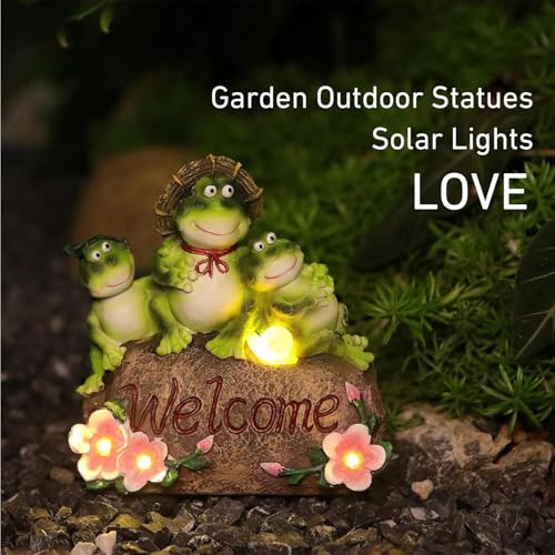Frog Garden Statue Outdoor Decor