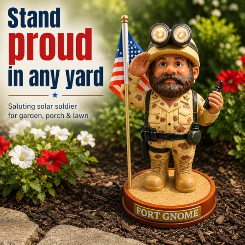 Military Garden Gnome