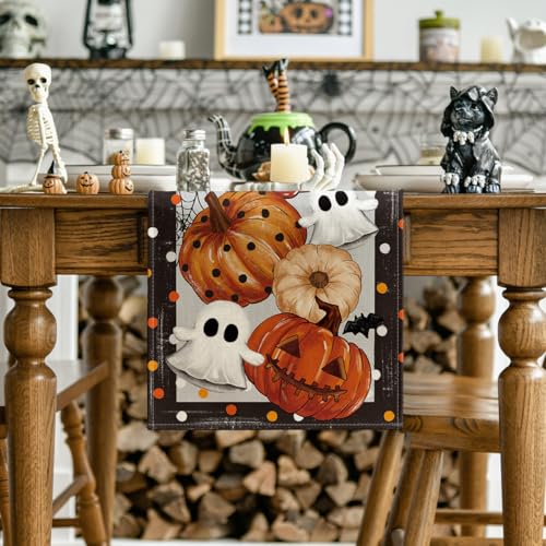 210 GSM Halloween Table Runner Home Party Decor 13x48 Inch