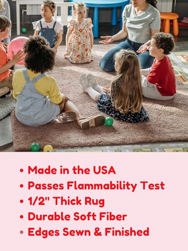 Soft and Colorful Kids Classroom Area Rugs