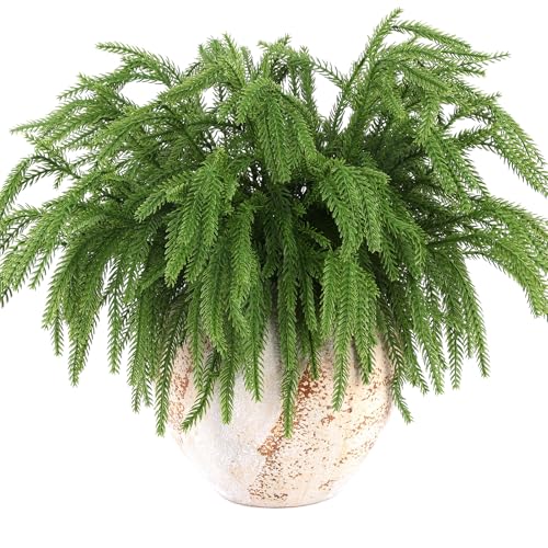 Christmas Norfolk Pine Picks Artificial Greenery Branches (100 Count)