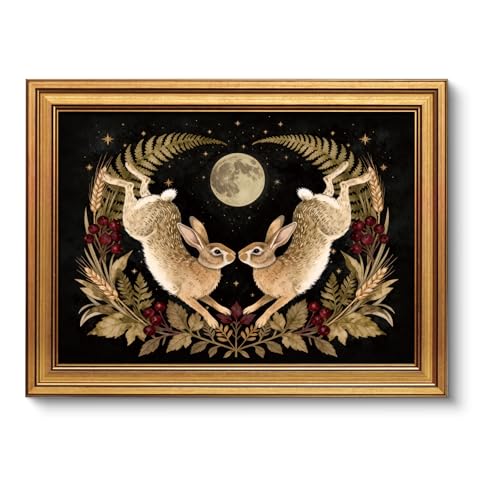 Vintage Gold Framed Wall Art for Living Room