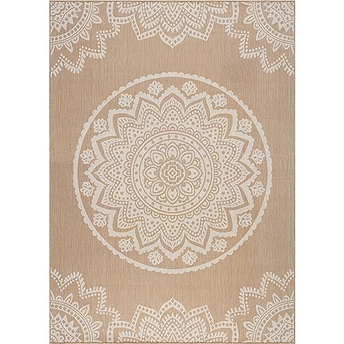 Outdoor Rug 6x9 Modern Area Rugs for Indoor and Outdoor Patios and Porches