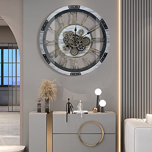 27" Original Moving Gears Wall Clock