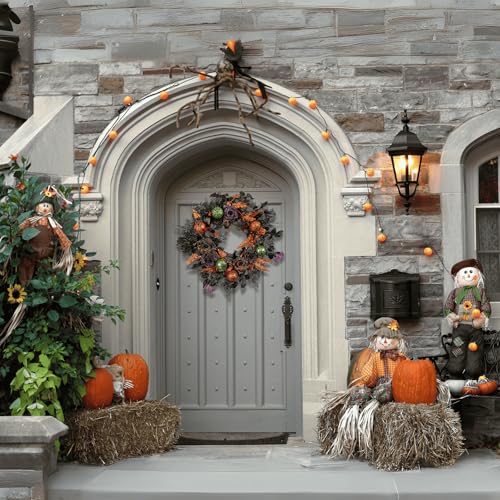 22 Inch Halloween Wreath for Front Door